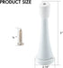 HOME MASTER HARDWARE 12 Pack Door Stoppers, White Rubber Door Draft Stopper for Bottom of Door, Heavy Duty Flexible