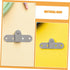 6pcs jojofuny Folding Door Hinges and Table Hinge Brackets, Furniture Hardware Accessories for Folding Tables