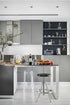 Yasinet Grey Peel and Stick Wallpaper, Self Adhesive Solid Color Removable Matte Gray Decorative Vinyl Film
