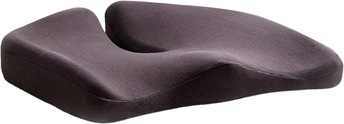 Generic Tailbone Commuting, Support Seat Cushion Thick Memory Foam Pad, Non-Slip Base Design | Relief Pillow for Car