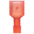 Yueton 100pcs Red 22/18-Gauge Nylon Male Fully-Insulated Quick Disconnects Wiring Spade Wire Crimp Terminal