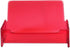 Beauticom Standard Style Business Card Holder Organizer Stand Display for Offices, Receptionist, Salons, and Businesses (Red, 1 Piece)