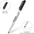 TWOHANDS Permanent Markers Ultra Fine Tip, 0.5mm, Extra Fine Point, Black, 12 Count, 21618