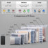 50Pcs Clothes Packaging Bags for Shipping, 12x10 inch Frosted Zipper Plastic Bags for T-Shirts, Pants, Documents, 3 Mil