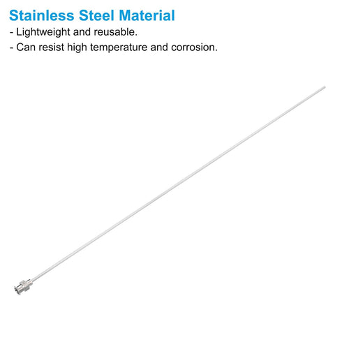 PATIKIL 14Ga x 12 Inch Stainless Steel Dispensing Needle Tips, 10Pcs Blunt Tips for Thick Glue Ink Lab