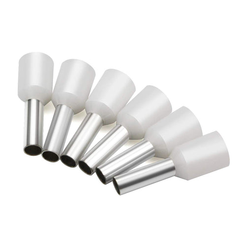 XHF 1000 PCS AWG 18/1.0mm² Wire Ferrules, Insulated Copper Crimp Connectors, Crimp Pin Cord End Terminals