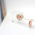 Clear Acrylic Tape Dispenser Holder for Office School Home Stationery Supplies, Rose Gold Tape Dispenser