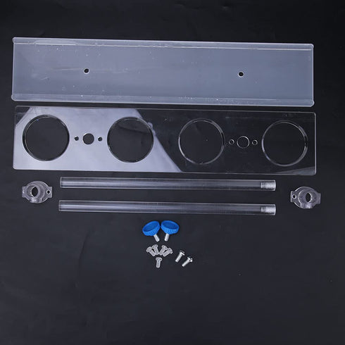Funnel Holder, Adjustable Height Funnel Rack with 4 Holes, Laboratory Accessories Funnel Display Holder