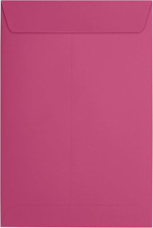 LUXPaper 6 x 9 Open End Envelopes | Peel & Press | Magenta Pink | 80lb. Text | 50 Pack