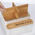 Poeland Desktop Storage Box, Pencil Pen Holder for Office Supplies, Makeup Brushes Organizer