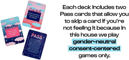 Unbound Truth or Dare: Romantic Relationship-Building Card Game with 44 Cards per Deck