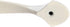 Solid Ivory Cabinet Hardware Handle Pull, Lustrous Chrome Silver Flower Dresser Pull, 2.52" (64mm) Hole Centers, 5 Pack