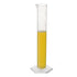 uxcell 50ml Plastic Graduated Cylinder, Clear Hex Base Flask, Science Test Tube Beakers, 3pcs for Lab Home