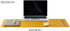 Dual Sided Leather Desk Mat, Waterproof Desk Pad for Office and Home, Large Mouse Pad and Desk Mats - Red+Yellow