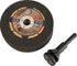 WA 12PACK 3" x.045 x3/8" Thin Cut Off Disc Kit, 12 Discs + 1 Mandrel for Die Grinder Tool Accessories Cutting Wheel