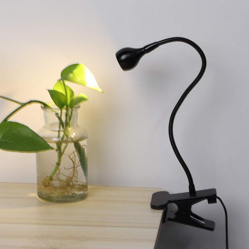 Yosoo LED Clamp, USB Flexible Clip On LED Desk Light, Bedside Night Lamp for Reading and Study