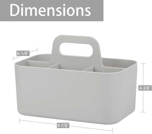Tiawudi Multipurpose Caddy Organizer, Stackable Plastic Desk Organizer for Office Supplies