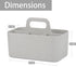 Tiawudi Multipurpose Caddy Organizer, Stackable Plastic Desk Organizer for Office Supplies