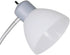 TnLoji 72.2" 3-Way 100W/60W Bulb White Modern Combo Floor Lamp with Adjustable Gooseneck Reading Lamp - Rotary Switch