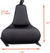 Tailbone (TD-GS1507-BLK) Tektrum Orthopedic Firm Gel Foam Back Support Lumbar Cushion for Home/Office Chair, Car Seat
