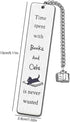 Funny Cat Bookmark, Cat Lovers Gifts for Women, Cute Bookmarks for Book Lovers