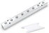 GASHER 1PCS Aluminum 8 Way Pneumatic Manifold, 10 Port Air Distribution Block Splitter, 1/4" Output, 1/2" Supply