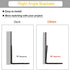 24Pcs 40x40mm 90 Black L Bracket Corner Braces Stainless Steel Small Shelf Bracket for Wood, Shelves, Wall Hanging