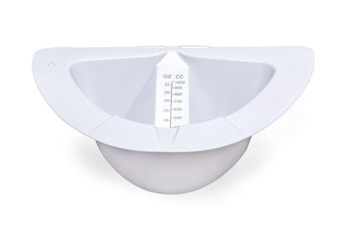 Graduated Specimen Collector Pans 32oz, Urine Measuring Container with Pour Spout, Durable for Healthcare & Home Use