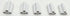 T5 T8 LED Lamp 3Pin Connector, Double End 3Pin Female Adapter for Integrated Tube Lamp Holder