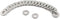 24pcs M6 304 Stainless Steel Flat Washer, Adjustment Hardware Fitting Accessories for Bolts & Screws