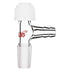 StonyLab Glass Inlet Thermometer Adapter, 14/20 Joint with Side Serrated Hose Connection