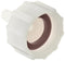 Dixon Nylon Tuff-Lite Fitting, Short Shank Coupling, 3/4" GHT Female x 1/4" Hose ID