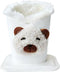 Hfppkn Eyeglass Holder, Pu Leather Glasses Display Stand Plush Lined with Base for