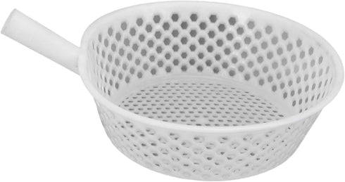 Round Plastic Sieve Large Sifting Pan with Handle Garden Soil Compost Sifter Thickened for Farming Food Screening Fish
