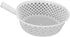 Round Plastic Sieve Large Sifting Pan with Handle Garden Soil Compost Sifter Thickened for Farming Food Screening Fish