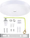 Arturesthome 7" White Ceiling Plate Light Kit Rewind Single Hole with Hardware,Ceiling