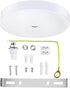 Arturesthome 7" White Ceiling Plate Light Kit Rewind Single Hole with Hardware,Ceiling
