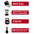 PC Products PC-7 Epoxy Adhesive Paste Kit, Two-Part Heavy Duty, 1/2 lb in Two Cans, Charcoal Gray
