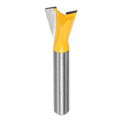 HARFINGTON Dovetail Router Bits 1/2" Diameter 1/4" Shank Tungsten Carbide 14 Degree