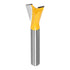 HARFINGTON Dovetail Router Bits 1/2" Diameter 1/4" Shank Tungsten Carbide 14 Degree
