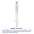 Borosilicate Glass Graham Condenser with 24/40 Joint, 300mm Jacket Length, Lab Glass Condenser