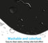 Mini Mouse Pad, 6x6 Inches, Waterproof Non-Slip Rubber Base for Laptop, Keyboard Tray, Wireless Mouse