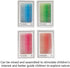 48pcs Kids Plastic Prepared Microscope Slides of Animals, Insects, Plants, Flowers Sample Specimens for Microscopes