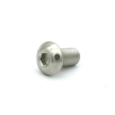 M5 x 10mm Stainless Steel Button Head Hex Socket Cap Screw - Pack of 50