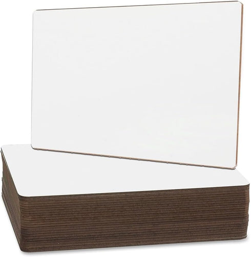 Flipside Nipped Corners Plain Dry Erase Board, White