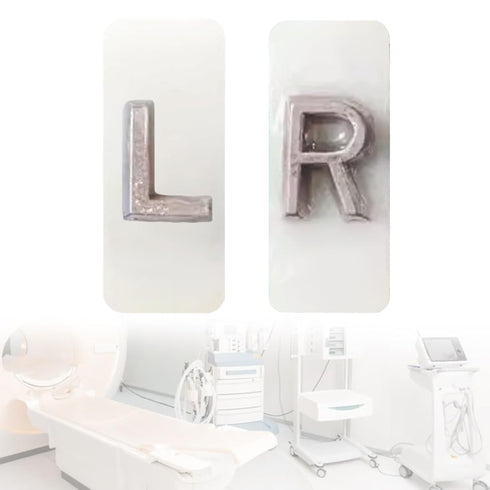 X-ray Markers with Initials - Lead Letters "L" & "R" Sign, Radiology