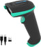 Tera Barcode Scanner Wireless Versatile 2-in-1 (2.4Ghz Wireless+USB 2.0 Wired) with Battery Level