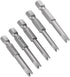 5 Pcs 1/4" Hex Shank Alloy Steel U Shape Magnetic Screwdriver Drill Bits Set, 50MM Length U4 U5 U6 U7 U8