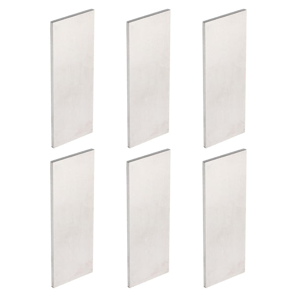 PATIKIL 6 Pack Spring Steel 1095 for Knife Making, 4" x 1 1/2" x 1/8" Flat Bar for DIY Blank Sheet Metal