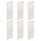 PATIKIL 6 Pack Spring Steel 1095 for Knife Making, 4" x 1 1/2" x 1/8" Flat Bar for DIY Blank Sheet Metal